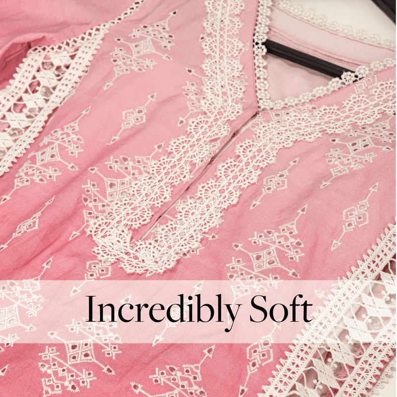Cotton Pink Kurta With Pink Pant