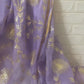 Lilac Gotta work saree