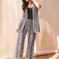 Cotton Willow Black Top With Willow Black Pant