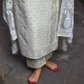 Rooh Chikankari & Mirror Kurta Set
