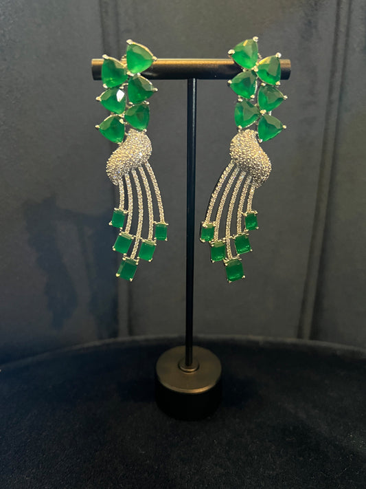 Kate emerald earrings