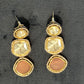 Victorian earrings- Pink
