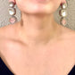 Victorian earrings- Pink