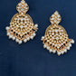 Chandbali pearls