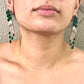 Kate emerald earrings