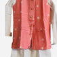 Pink Bhandej Waist coat set