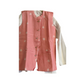 Pink Bhandej Waist coat set