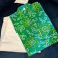 Green Lehriya Kurta pant set