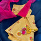 Yellow sequin set