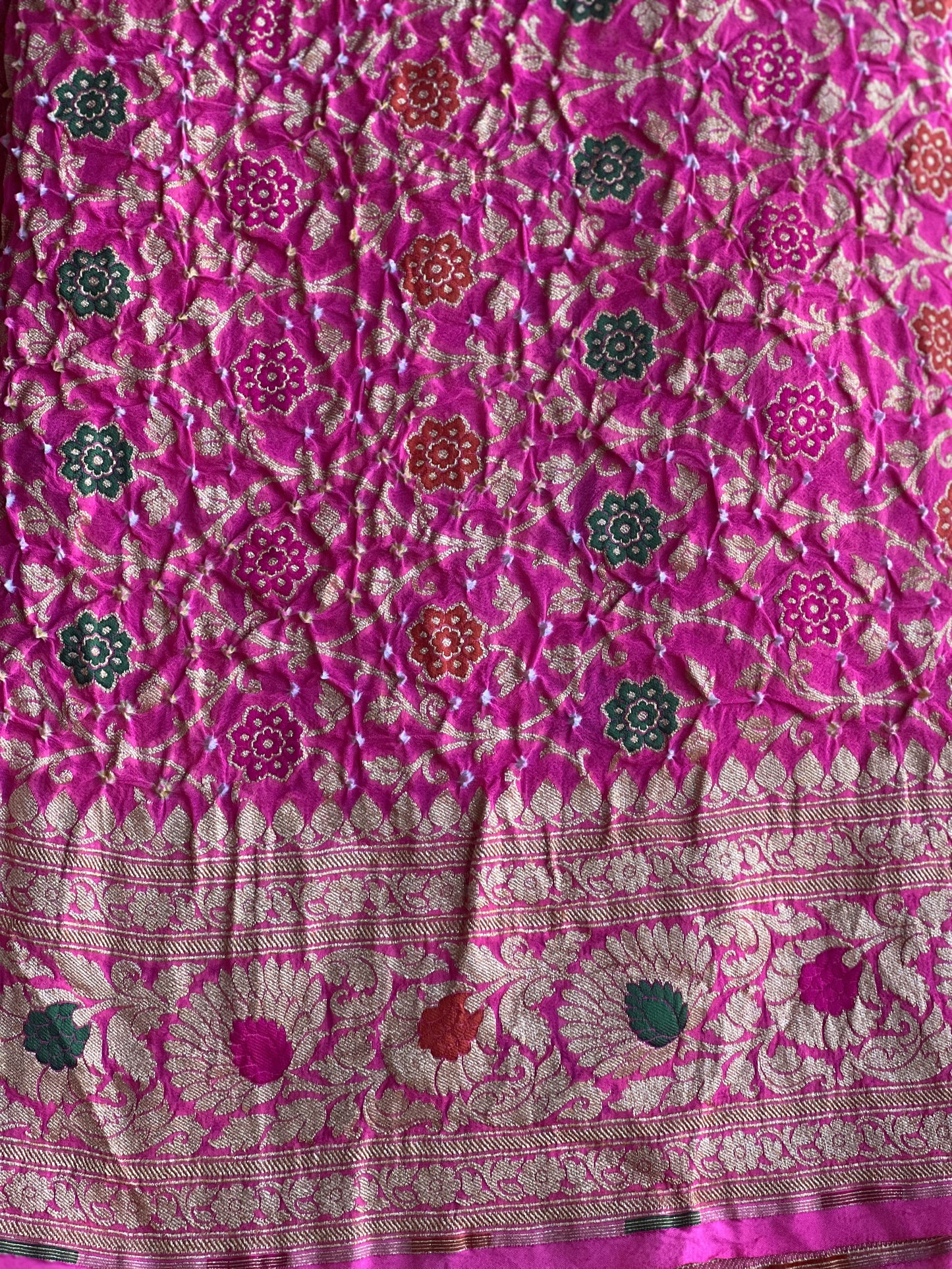 Rose Pink Banarsi Dupatta