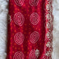 Red Kundan meena dupatta