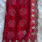 Red Kundan meena dupatta
