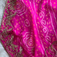 Hot Pink zardosi dupatta