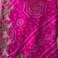 Hot Pink zardosi dupatta