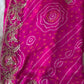 Hot Pink zardosi dupatta
