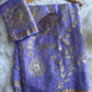 Lilac Gotta work saree