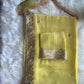 Lemon Yellow Gotta patti saree