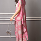 Bright Pink Asymmetrical Off-Shoulder Tunic Set