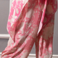Bright Pink Asymmetrical Off-Shoulder Tunic Set