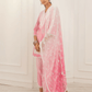 Cotton Pink Kurta With Pink Pant